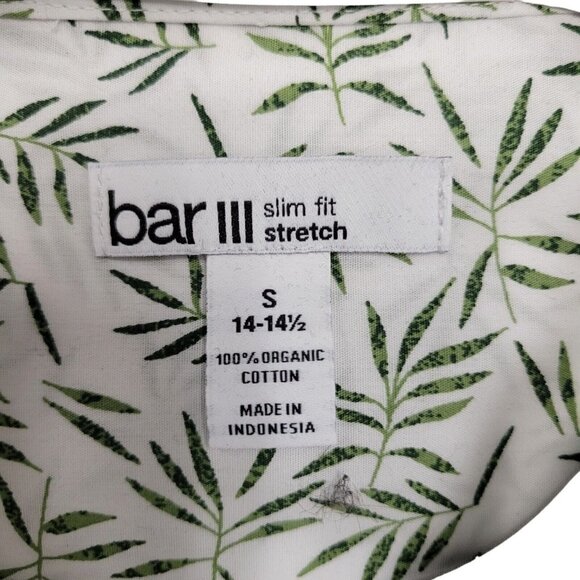 MEN'S Bar III Organic Cotton Long-Sleeve Button Down Shirt. Size Small. NWT... - Picture 5 of 9